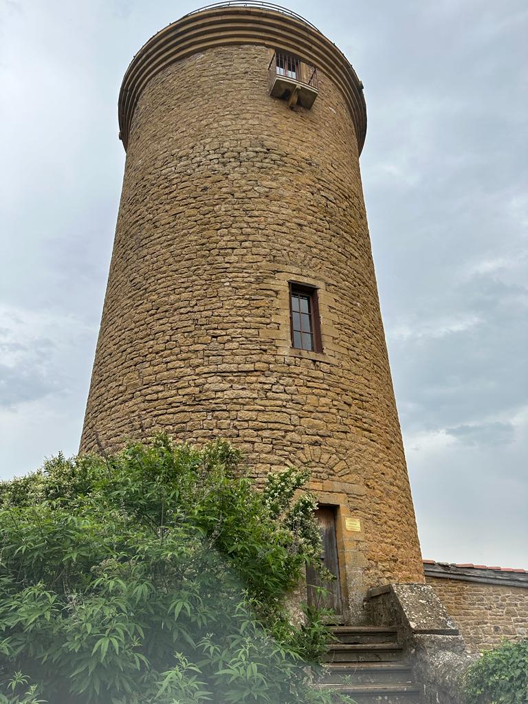 The old church in Oingt