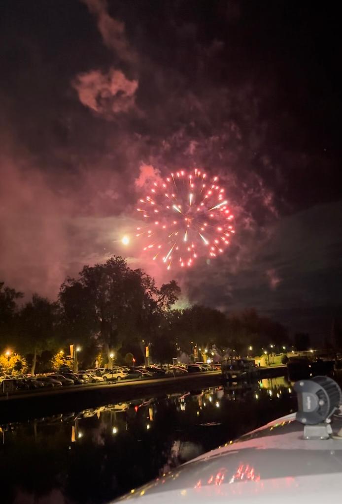 Doubs River fireworks