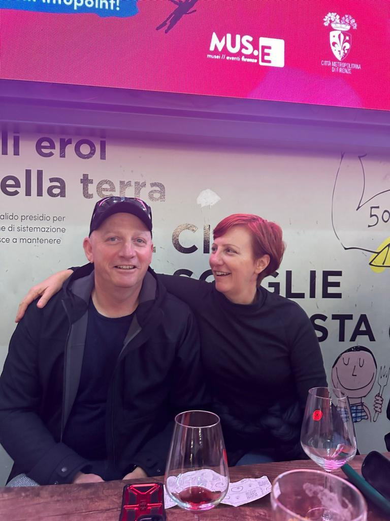 Geoff and Ali in Italy