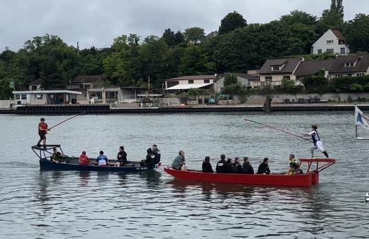 Seine River jousting